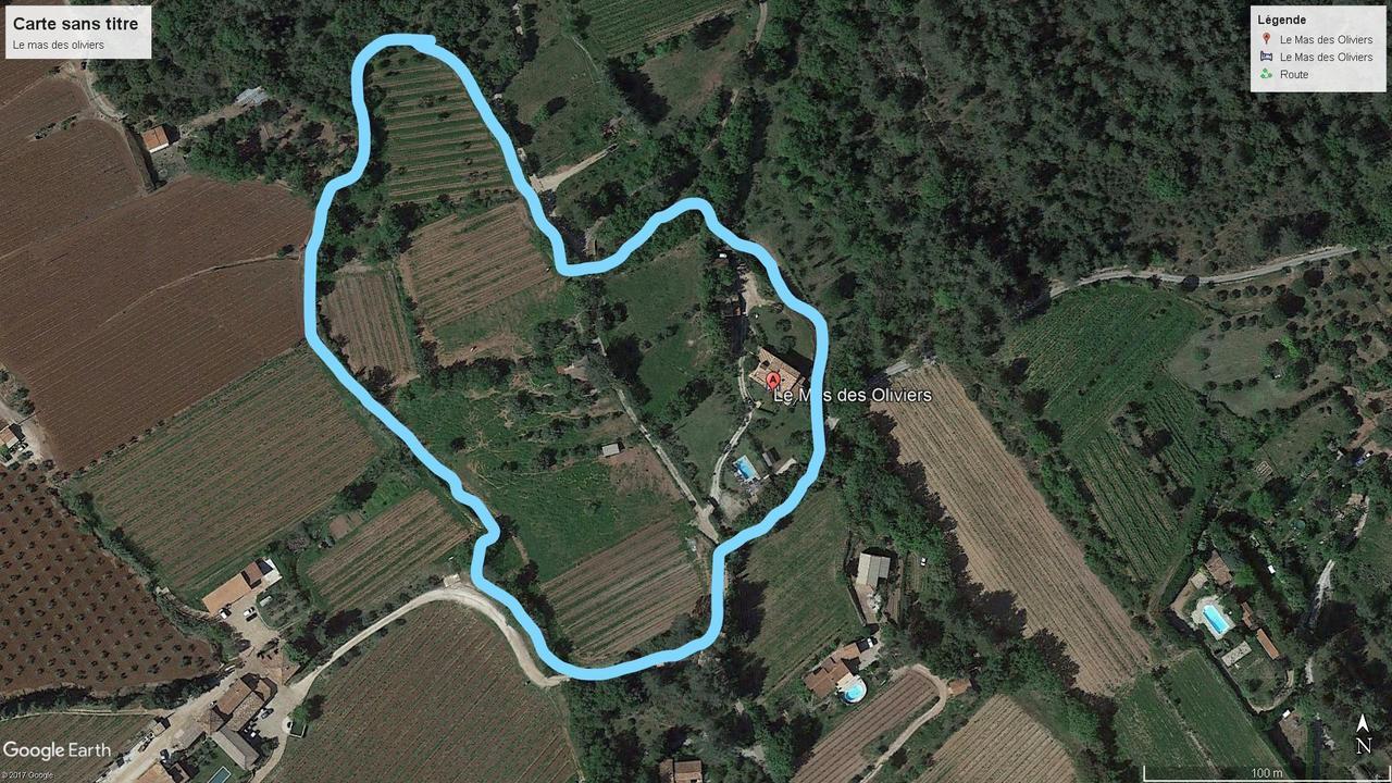 Le Mas Des Oliviers Puget-Ville Экстерьер фото